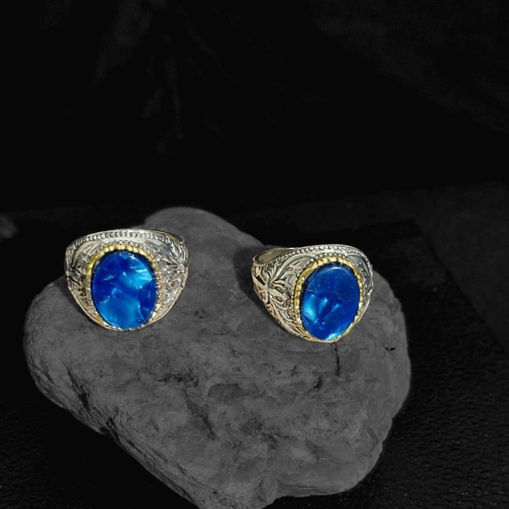 Anillo Royal Blue Crown